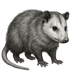 Opossum control and humane opossum removal in Southern California
