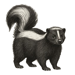 Skunk control and humane skunk removal in Southern California